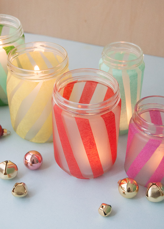 Upcycled Jar Votives