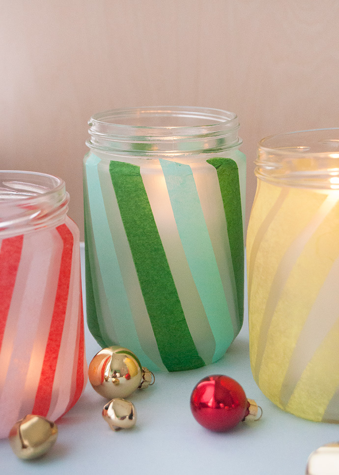 Upcycled Jar Votives