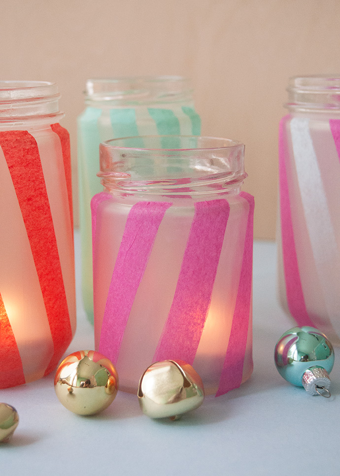 Upcycled Jar Votives