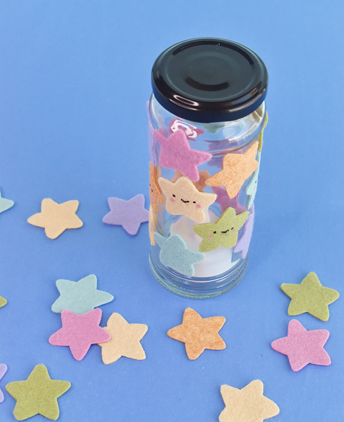 Kawaii Star Jar Night Light