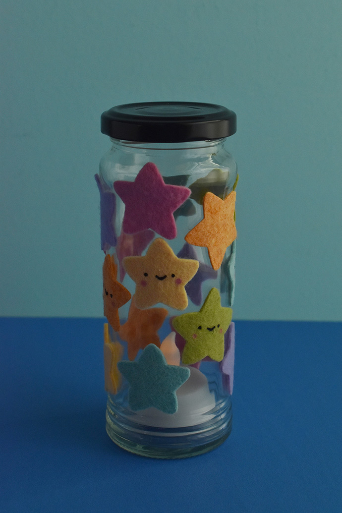 Kawaii Star Jar Night Light