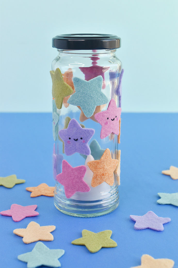 Kawaii Star Jar Night Light