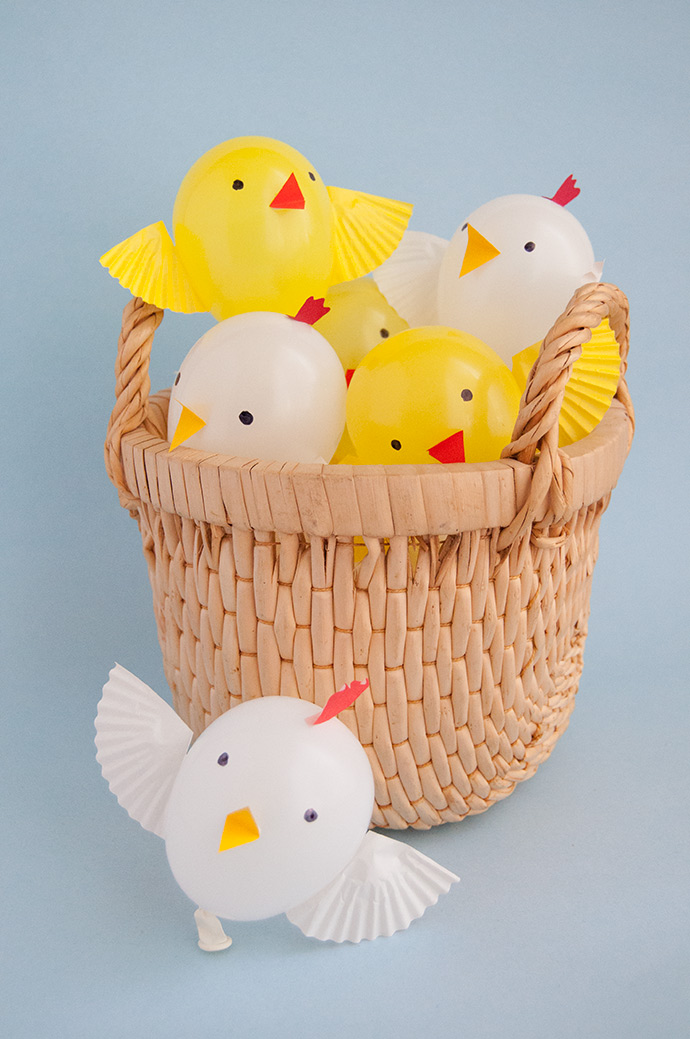 Balloon Chicks and Hens for Easter