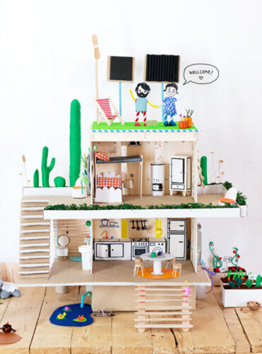 How to Make an Eco Dollhouse for Earth Day