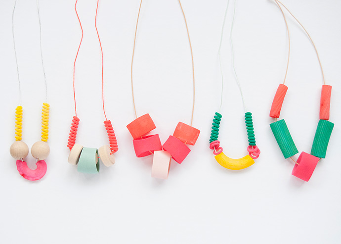 Modern Macaroni Necklaces