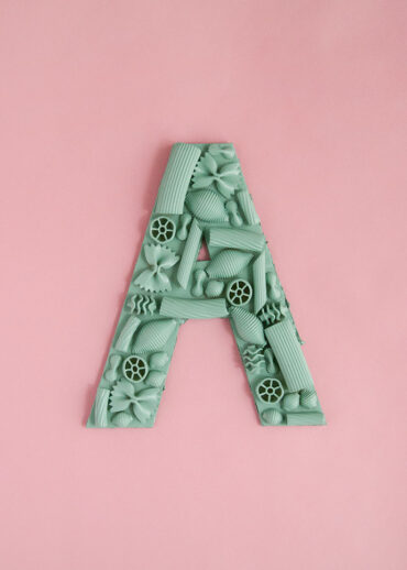 Painted Pasta Monogram