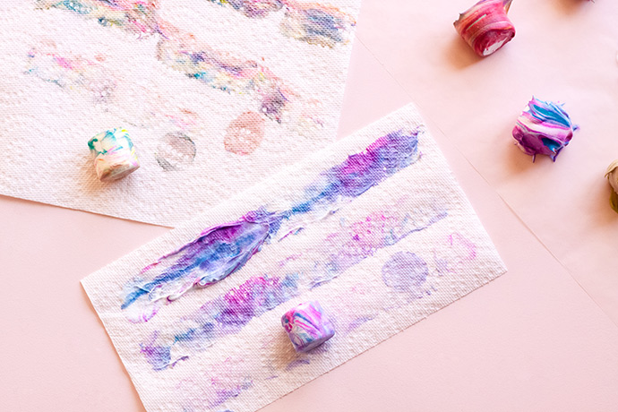 DIY Marbled Store-Bought Marshmallows