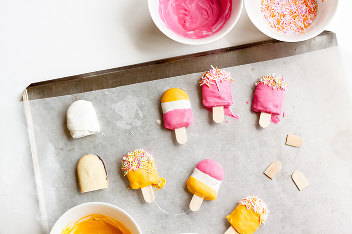 No-Bake Popsicle Cookies