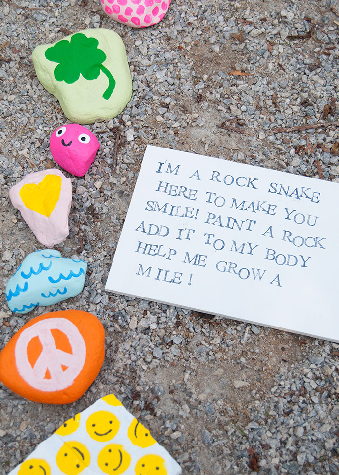 How to Make a Rock Snake