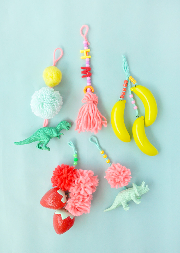 DIY Backpack Charms for Back-to-School