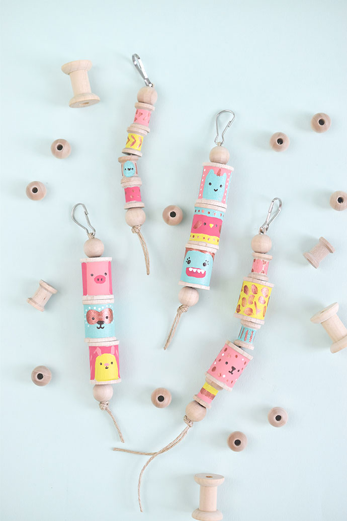 DIY Backpack Charms for Back-to-School