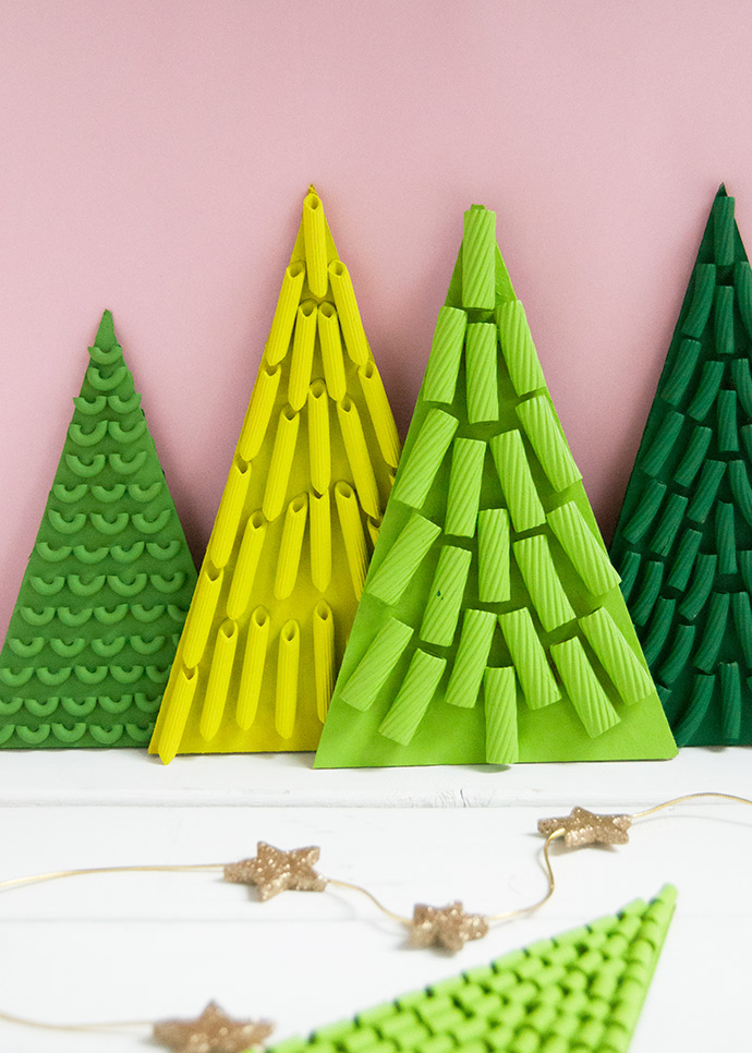 Pasta Christmas Trees