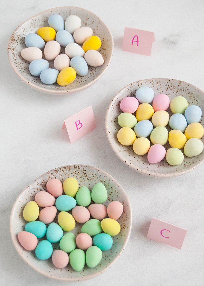 How To Do a Blind Taste Test for Easter